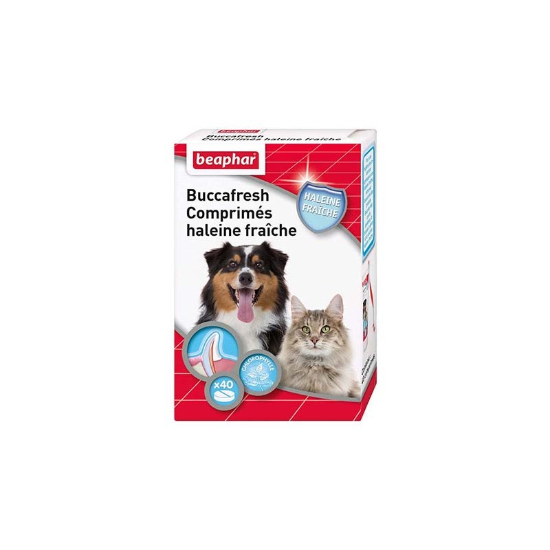 Beaphar - Comprimés haleine fraîche pour chiens & chats x 40 comprimés